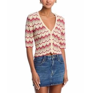NEW RAMY BROOK alec cardigan in rosa pink